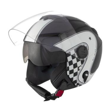 Capacete Moto Aberto Custom Pro Tork Coquinho Vintage Retro