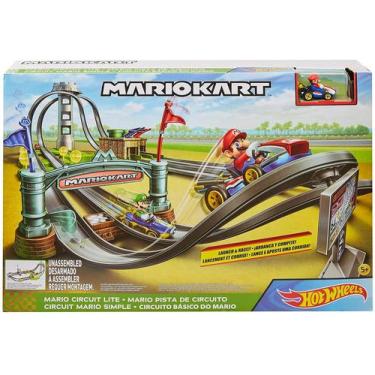 Imagem de Hot Wheels Pista Mario Kart Circuito De Corrida Mattel Ghk15