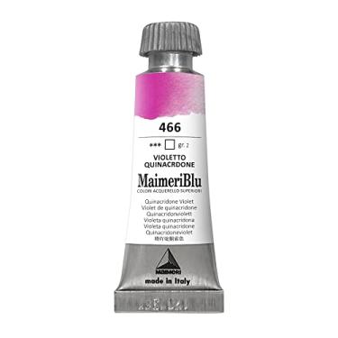 Imagem de MAIMERI BLU Tinta Aquarela Profissional Bisnaga 12ml, Violeta Quinacridone