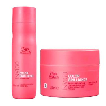 Imagem de Kit Shampoo e Máscara Wella Invigo Color Brilliance