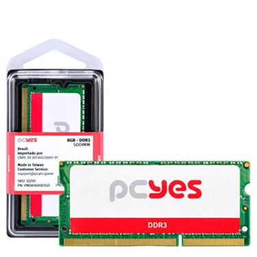 Imagem de MEMORIA PCYES SODIMM 8GB DDR3 1600MHZ - PM081600D3SO - PCYES