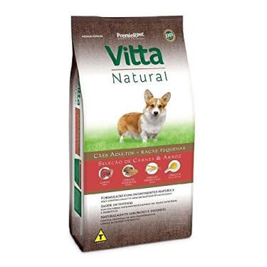 Imagem de Ração Premier Vitta Natural Cães Adultos Raças Pequenas Sabor Carne e Arroz – 3kg Premier Pet para Todas Pequeno Adulto - Sabor Carne