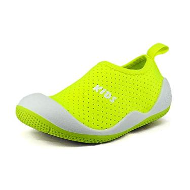 Imagem de Tênis infantil Z-T FUTURE – Tênis infantil de malha respirável e leve para caminhada, corrida, praia, piscina, X-green, 5.5 Toddler