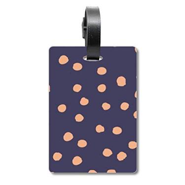 Imagem de Paint Point Abstract Plants Ar Mala de Bagagem Etiqueta Cartão de Bagagem Scutcheon Etiqueta