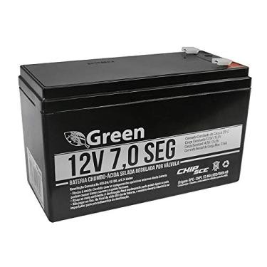 Imagem de Bateria Chumbo Selada Multiuso Para Alarme 12V 7A Green