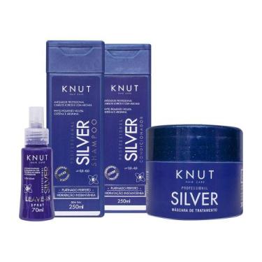 Imagem de Kit Knut Silver: Shampoo 250ml + Condicionador 250ml + Máscara 300G +