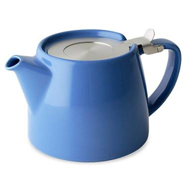Imagem de FORLIFE Bule de chá com tampa SLS e infusor, 530 ml, azul