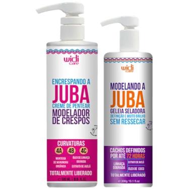 Imagem de Kit Juba Widi Care Creme De Pentear Encrespando + Geleia Seladora Modelando A Juba