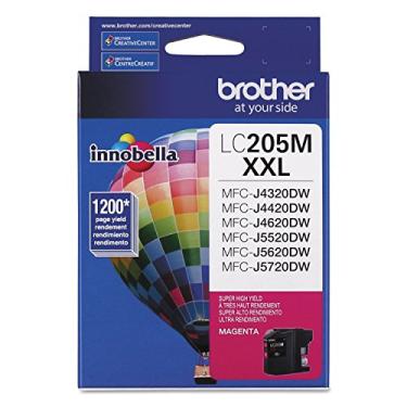 Imagem de Brother Cartucho de tinta super alto rendimento LC205M, magenta