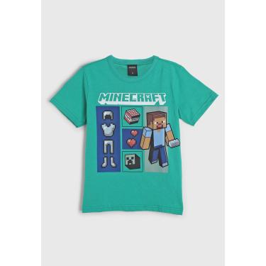 Imagem de Infantil - Camiseta Brandili Minecraft Verde Brandili 26165 menino