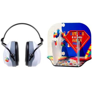 Imagem de Suporte de parede Infinity Branco 26 Db para Abafador de ruidos Autistas