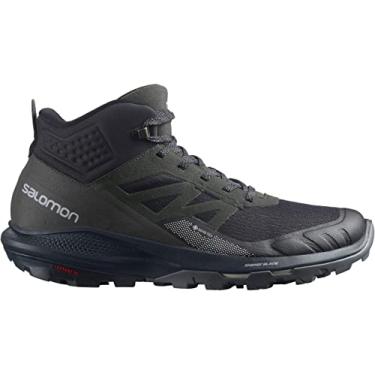 Imagem de Salomon Outpulse Mid Gore-tex Bota masculina de escalada, Preto/ébano/gelo de baunilha, 45