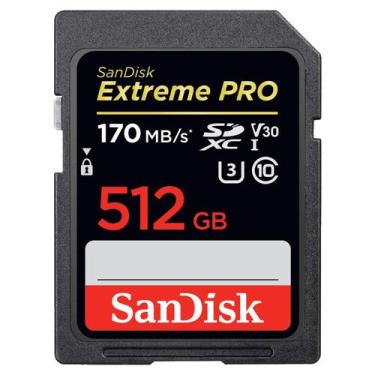 Imagem de Cartao de Memoria SD Sandisk Extreme Pro C10 512GB / 170MB/s - (SDSDXX