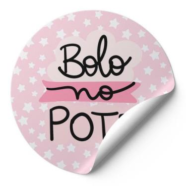 Imagem de 120 Tag Etiquetas Adesivos Para Embalagens Redonda Confeitaria Bolo No