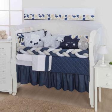 Imagem de Kit de berco masculino e feminino nuvem de amor principe e princesa co