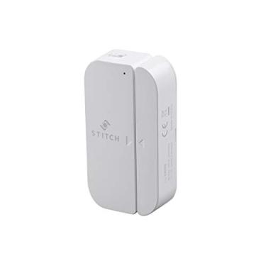Imagem de Monoprice Sensor inteligente sem fio de porta/janela – Branco | Funciona com Amazon Alexa e Google Assistant, sem necessidade de hub – Da coleção STITCH Smart Home