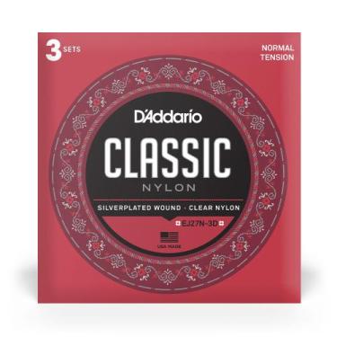 Imagem de Encordoamento Violão Nylon (3 Jogos) D Addario EJ27N-3D