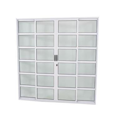 Imagem de Porta balcão Travessa 4 folhas 2,10x1,50 com fechadura no alumínio bra