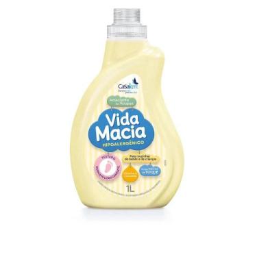 Imagem de Amaciante de Roupa Hipoalérgico Vida Macia Casa Km1 Litro