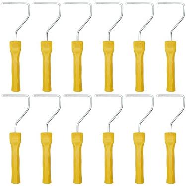 Imagem de PROFOCON Mini quadro de rolo de pintura de 10 cm com alça rosqueada - Pacote com 12