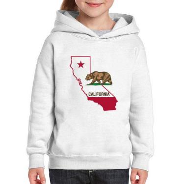 Imagem de Moletom Infantil Califórnia - Foca na Moda, Branco, 6