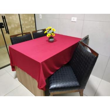 Imagem de Toalha de Mesa 6 Cadeiras Cozinha Sala de Jantar Área Gourmet 2,20m x 