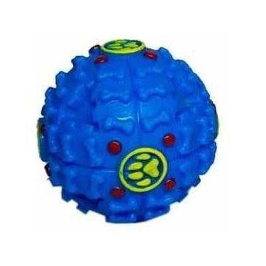 Imagem de Brinquedo Pet Bolinha Inteligente Porta Petisco Com Som - Jmix, Azul
