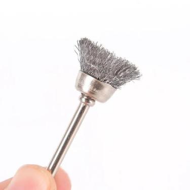 Imagem de Escova de aço cone para micro retífica -03 peças - E-San