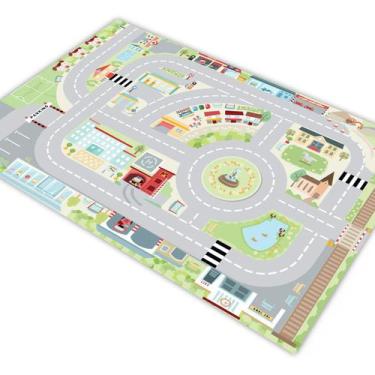 Imagem de Pista para Carrinhos Hotwheels Cidade Praça Central 1,8x1,2m - PlimSho