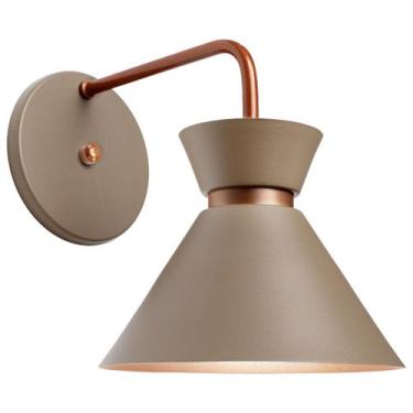 Imagem de Kit 3 Arandela Parede Berlin 15cm Fendi C/ Cobre - AZ Casa Decor