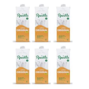 Imagem de Leite de Arroz Original Risovita 1L - 6 unidades