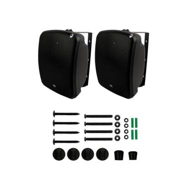 Imagem de Par Caixa Acústica Passiva  6" K6 Preto Kaz Audio 400W RMS Hurricane