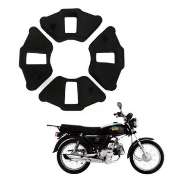 Imagem de Coxim Borracha Brandy - 4 Un. - C 100 Dream / Pop / Traxx / Shineray /