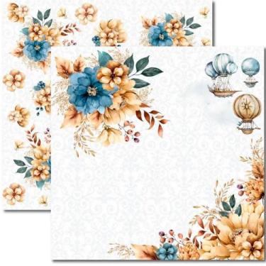 Imagem de Papel para Scrapbook Sandra Família Arte Fácil Céu dos Sonhos 6 - SC-8