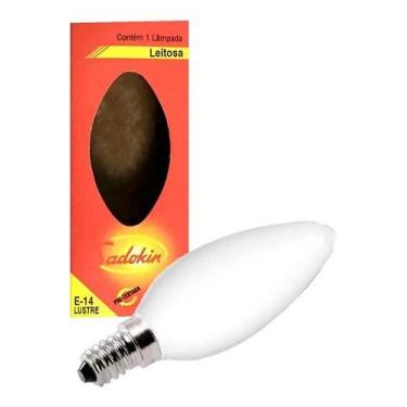 Imagem de Lâmpada Incandescente  Vela Leitosa 40w E14 127V 3000k - Sadokin
