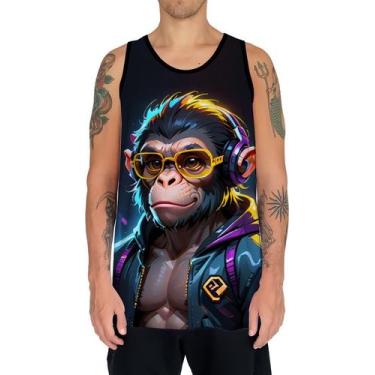 Imagem de Camiseta Regata Tshirt Animais Cyberpunk Macacos Gorilas 2 - Enjoy Sho