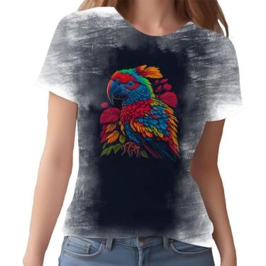 Imagem de Camiseta Camisa Aves Araras Vermelha Cores Papagaios HD 3 - Enjoy Shop