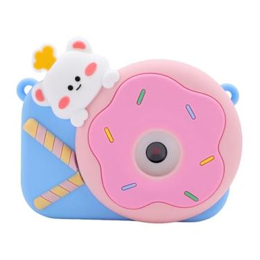 Imagem de Câmera Infantil, Câmera Digital para Crianças, Lente Dupla HD 1080P e Câmera Infantil Com Tela Anti-luz Azul de 2 Polegadas, Câmera de Vídeo Selfie Infantil Com Proteção Ocular,