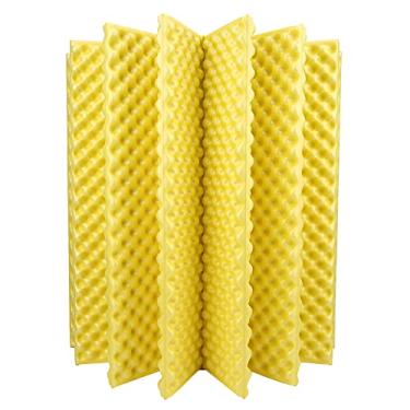 Imagem de Esteira de Piquenique à Prova de Umidade Dobrável Esteira de Acampamento Portátil Lados Duplos para Acampamento Ao Ar Livre Caminhadas Parques (Amarelo)