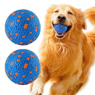 Imagem de Farish 2 bolas para cães, bolas de tênis para cães Fetch&Chase, bolas de brinquedo flutuantes de água para cães, bola de cachorro para mastigadores agressivos, segura para a boca, adequada para todas as raças, cachorros grandes, médios e pequenos filhotes