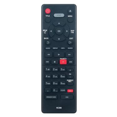 Imagem de NC266 NC266UH Controle remoto de substituição compatível com gravador Magnavox DVD HD DVR MDR865H MDR867H MDR868H