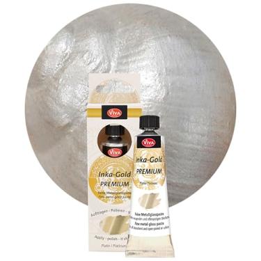 Imagem de Viva Decor Cera dourada premium Inka Gold (cobre 903, 40 g) tinta acrílica metálica - conjunto de tintas artesanais - tintas de efeito - conjuntos de acrílico de tintas artesanais - aplicar, polir -