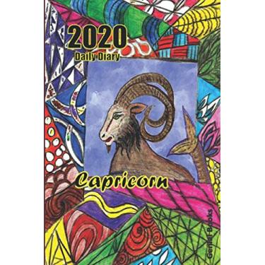 Imagem de 2020 Daily Diary: (Capricorn) Zodiac Sign. Jan – Dec 2020 Daily & Monthly Planner Plus Yearly Calendar. 404 Pages (One page per day) 6” x 9” (Genial 2020 Daily Diary Zodiac)