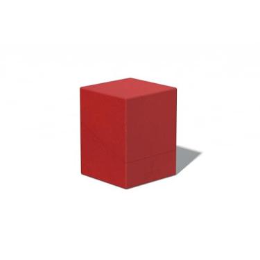 Imagem de Ultimate Guard RTE Boulder 100+, capa de baralho para 100 cartões TCG de manga dupla, vermelho, 97% renovável, feito na Alemanha, armazenamento seguro e durável