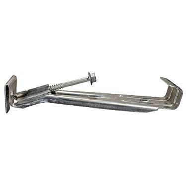 Imagem de Cabides de calha de alumínio SaberDrive de 15 cm com parafusos pré-carregados, 50 peças, para sistemas de calha de 12,7 cm e 15,2 cm, tipo 17 pontos, alumínio de longa duração, parafuso pré-carregado