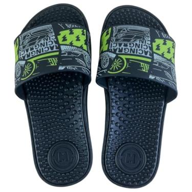 Imagem de Chinelo Slide Infantil Menino Molekinho Original Confortavel (Pretp, BR, Criança de 9 a 12 anos, Numérico, 30)