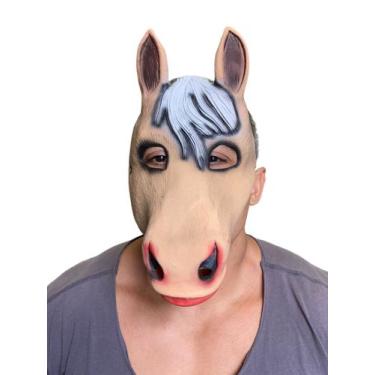 Imagem de Fantasia Máscara de látex animal cara cavalo adulto/infantil - Lynx pr