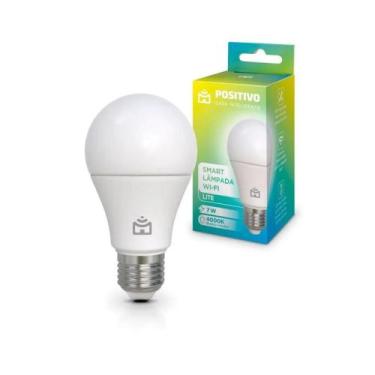Imagem de Lâmpada Inteligente Positivo Smart Lite Wi-Fi 7W Compatível Com Alexa 