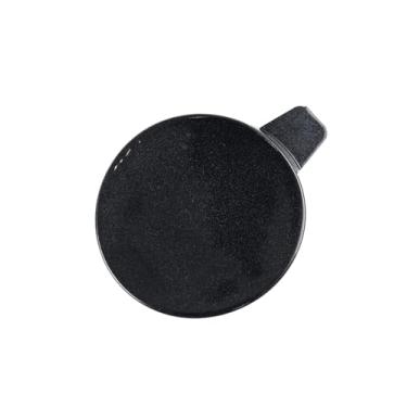 Imagem de LIMBQS Capa de gancho de reboque de para-choque dianteiro para Tesla Model Y, tampa de olho de reboque de carro para Tesla 2020-2023 (preto)