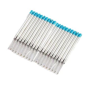 Imagem de Pacote com 20 refis de caneta esferográfica TikiPen BLUE Parker. Tinta alemã de escrita suave e ponta média de 1 mm... (Parker 20, azul)